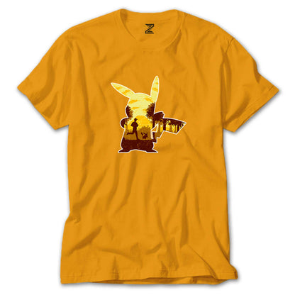 Pikachu Mask Renkli Tişört