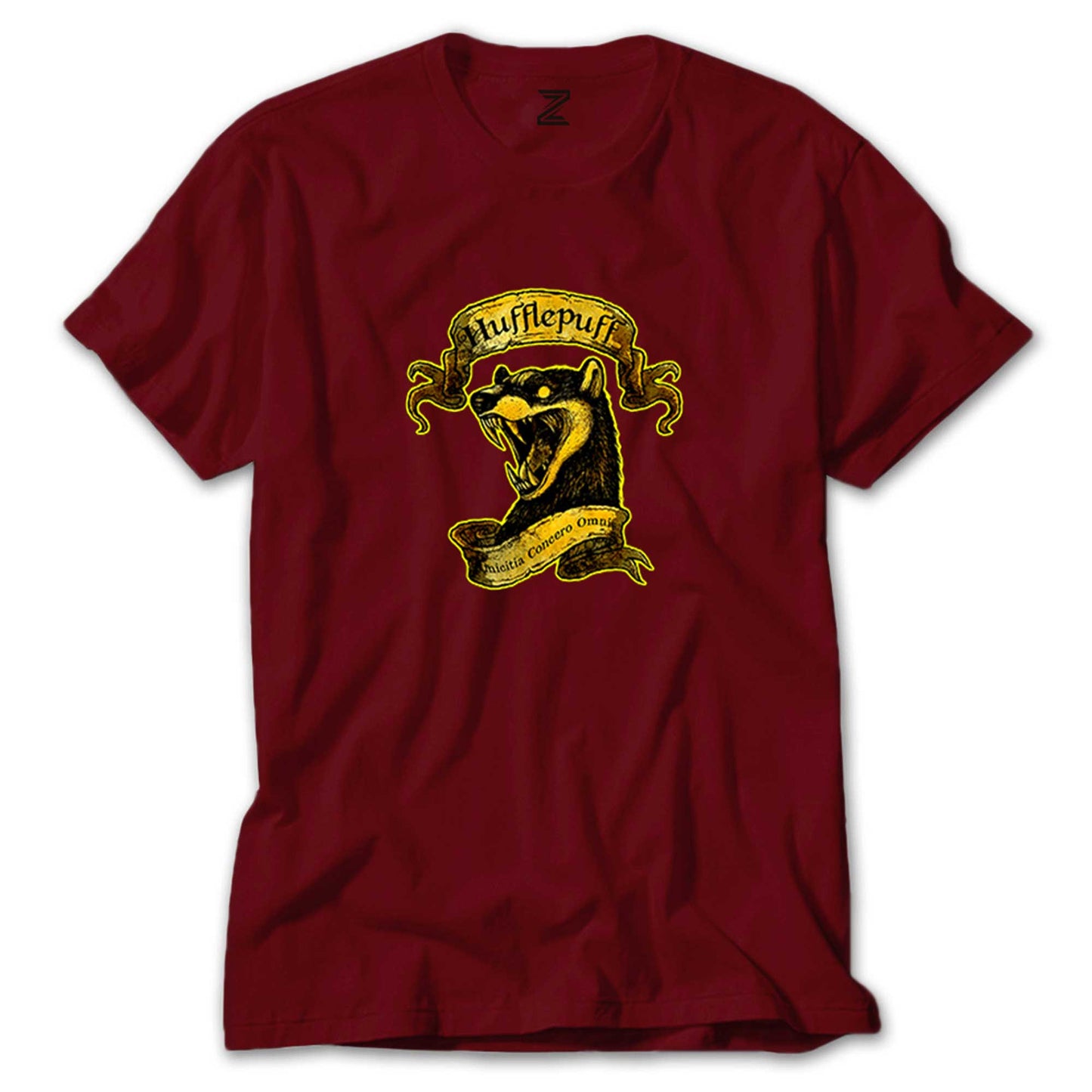 Harrry Potter Hufflepuff Renkli Tişört