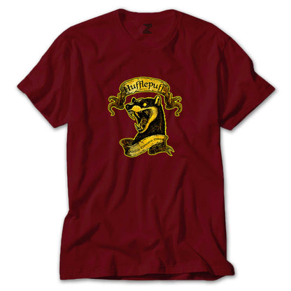 Harrry Potter Hufflepuff Renkli Tişört
