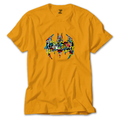 Batgirl Logo Renkli Tişört