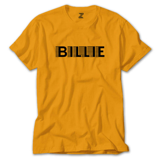 Billie Eilish Lined Renkli Tişört
