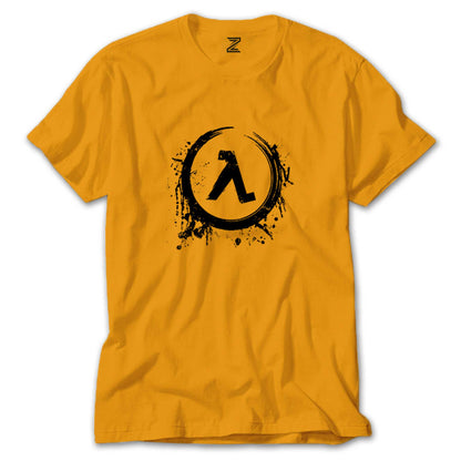 Half Life Logo Splash Renkli Tişört
