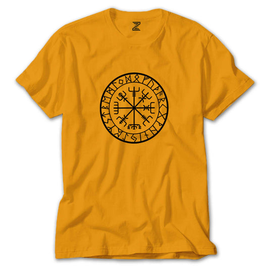 Vikings Vegvisir Renkli Tişört
