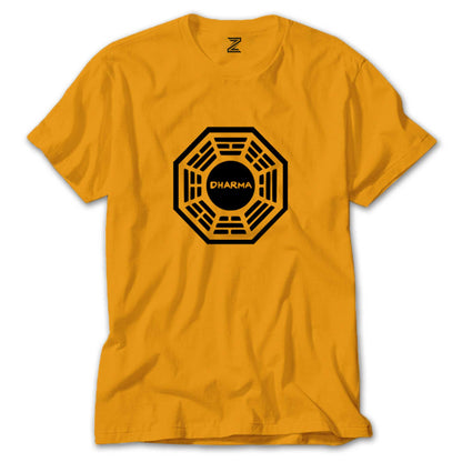 Lost Dharma Logo Renkli Tişört