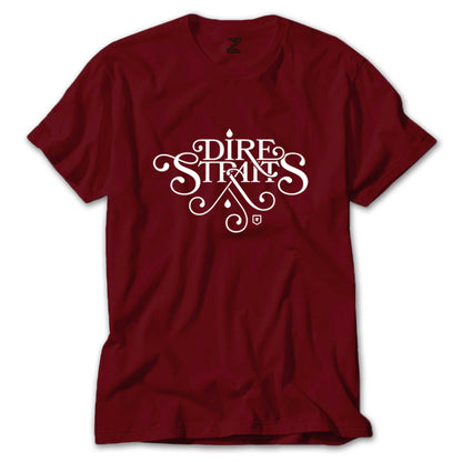 Dire Straits Logo Renkli Tişört