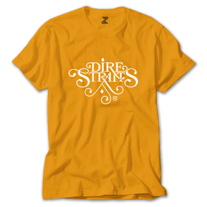 Dire Straits Logo Renkli Tişört