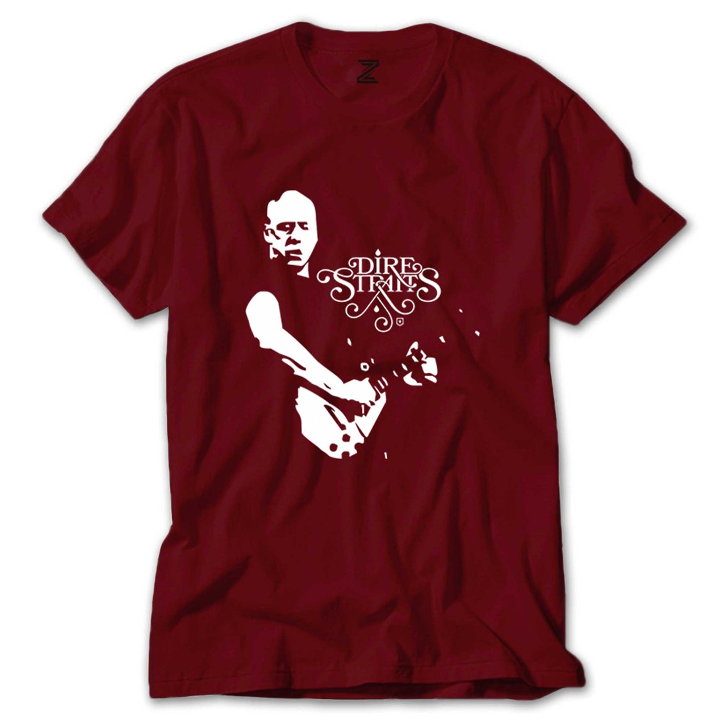 Dire Straits Guitar Renkli Tişört