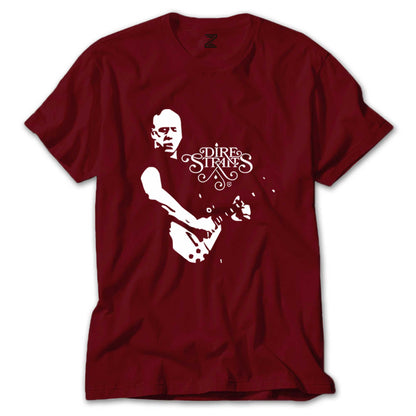 Dire Straits Guitar Renkli Tişört