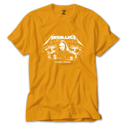 Cliff Burton Punch Renkli Tişört