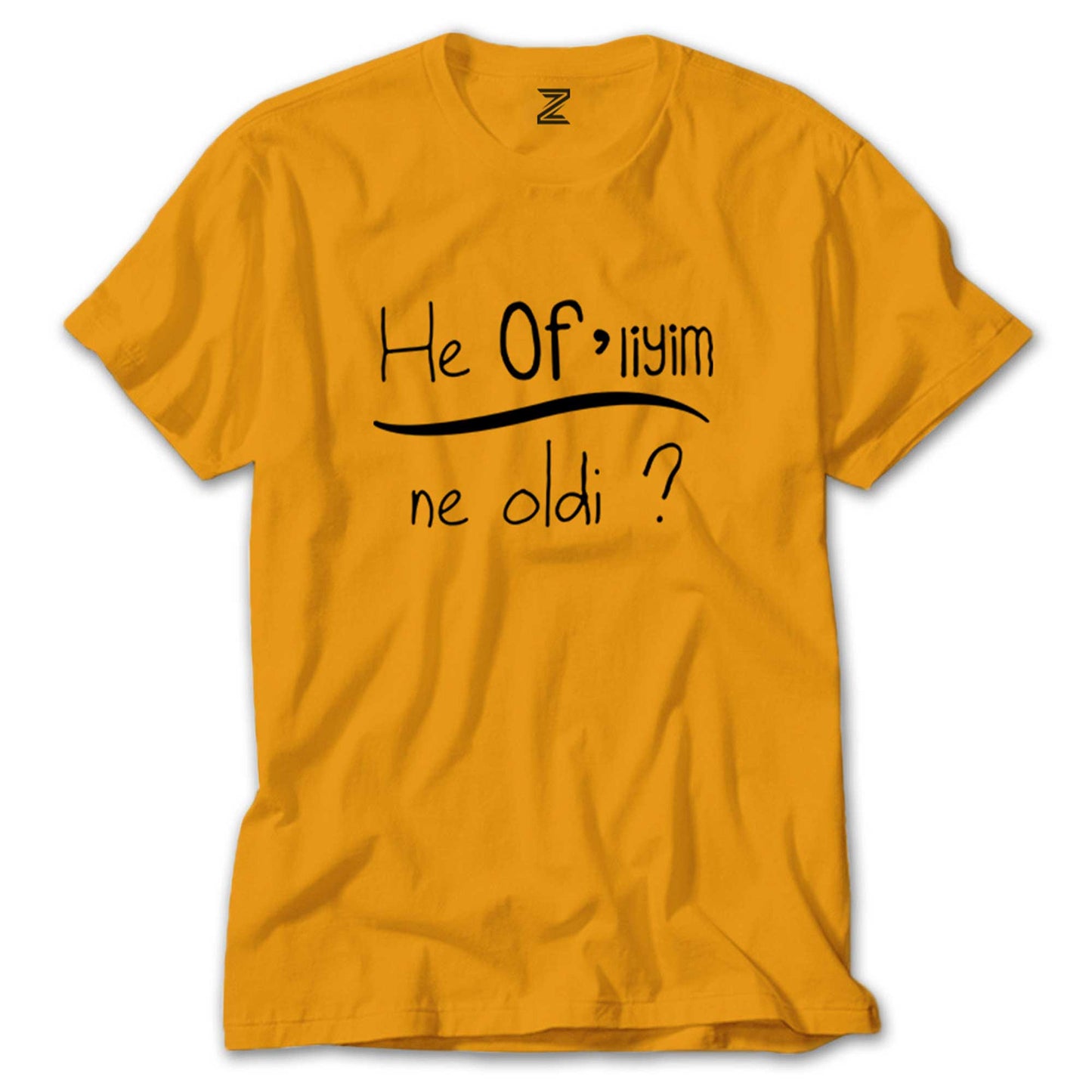 He Ofliyim Renkli Tişört