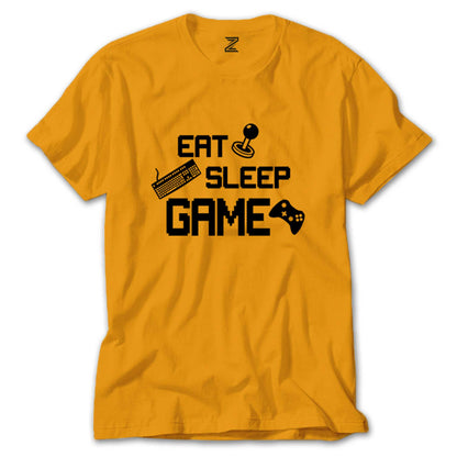Eat Game Sleep Renkli Tişört