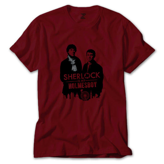 Sherlock Holmes Boys Renkli Tişört