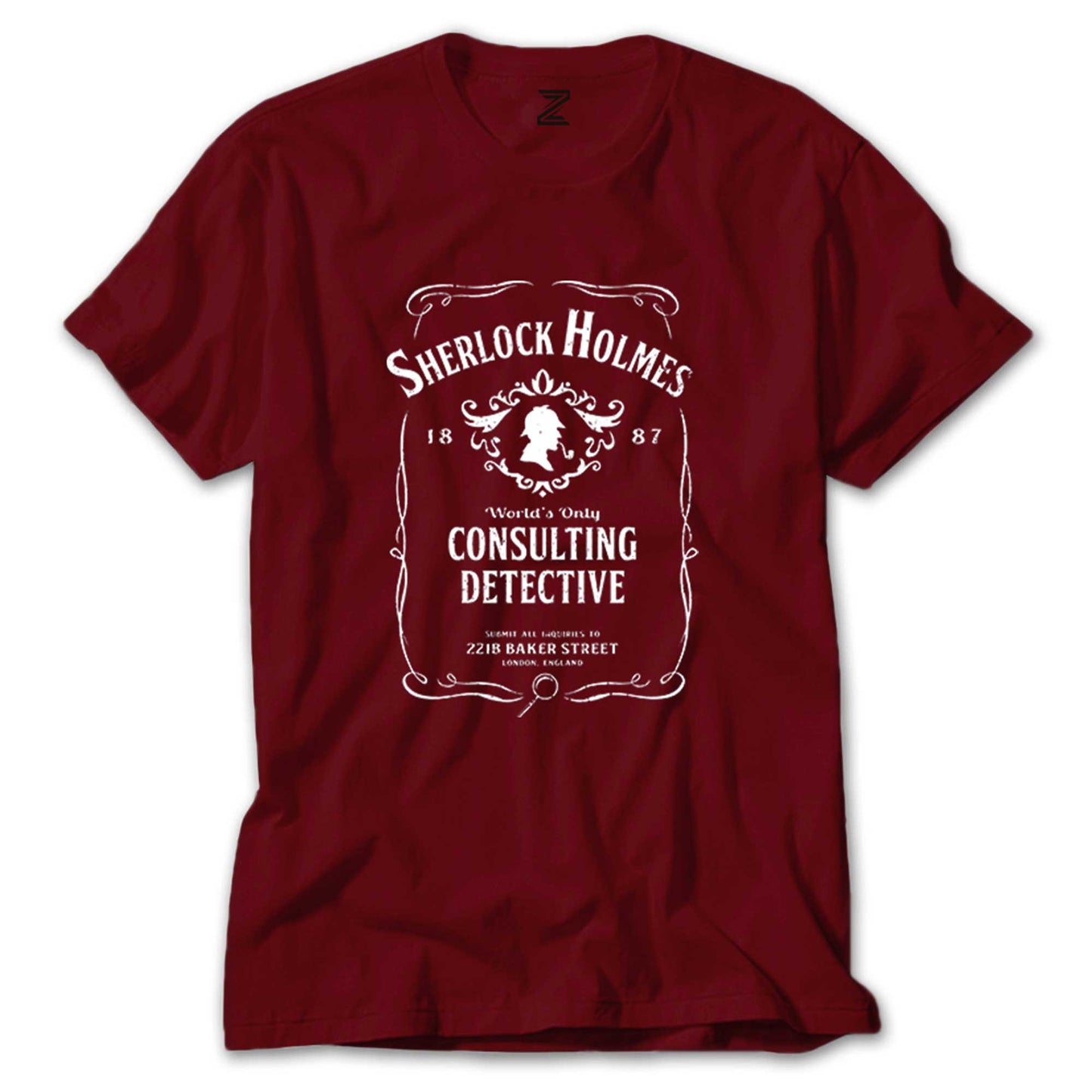 Sherlock Holmes Consulting Detective Renkli Tişört
