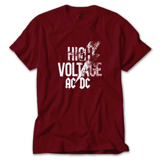 Ac Dc High Voltage Renkli Tişört