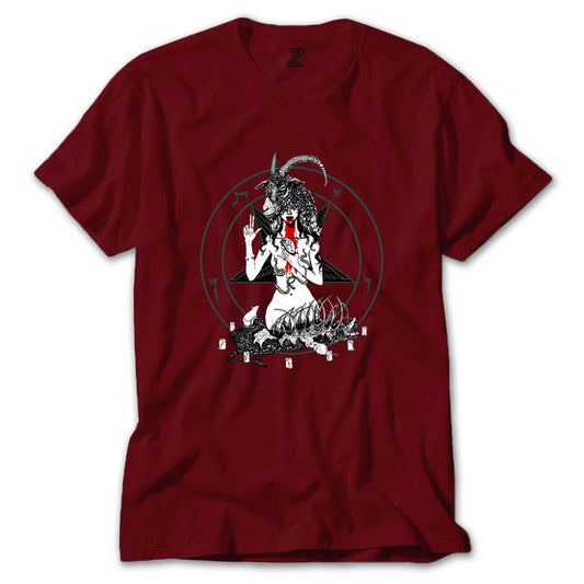 Baphomet Blood Renkli Tişört
