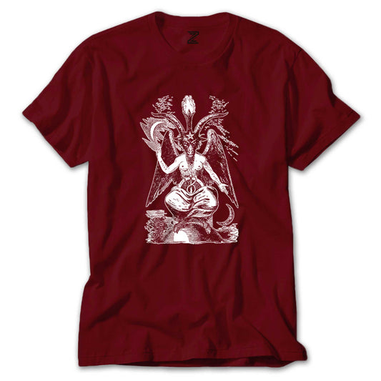 Baphomet Cliphas Levi Del Renkli Tişört