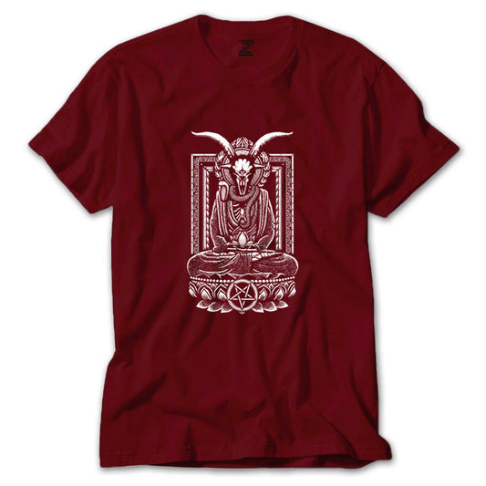 Baphomet Goat Figure Renkli Tişört