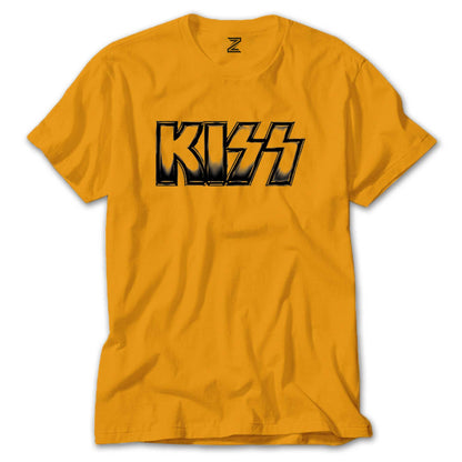 Kiss Metalic Logo Renkli Tişört