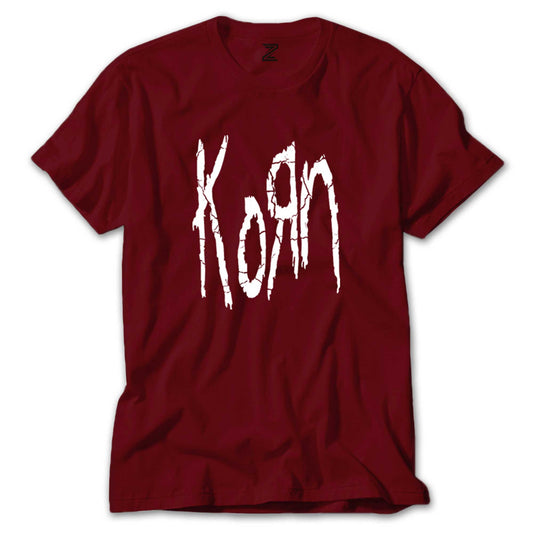Korn Logo Renkli Tişört