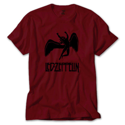 Led Zeppelin Black Angel Renkli Tişört