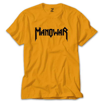 Manowar Logo Classic Renkli Tişört