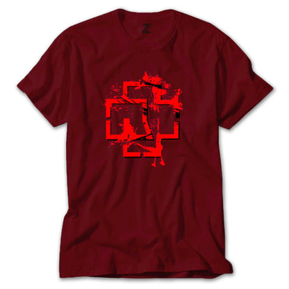 Rammstein Logo 4 Renkli Tişört