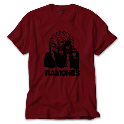 Ramones Logo and Group Renkli Tişört