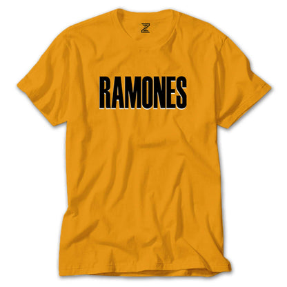 Ramones Text Renkli Tişört