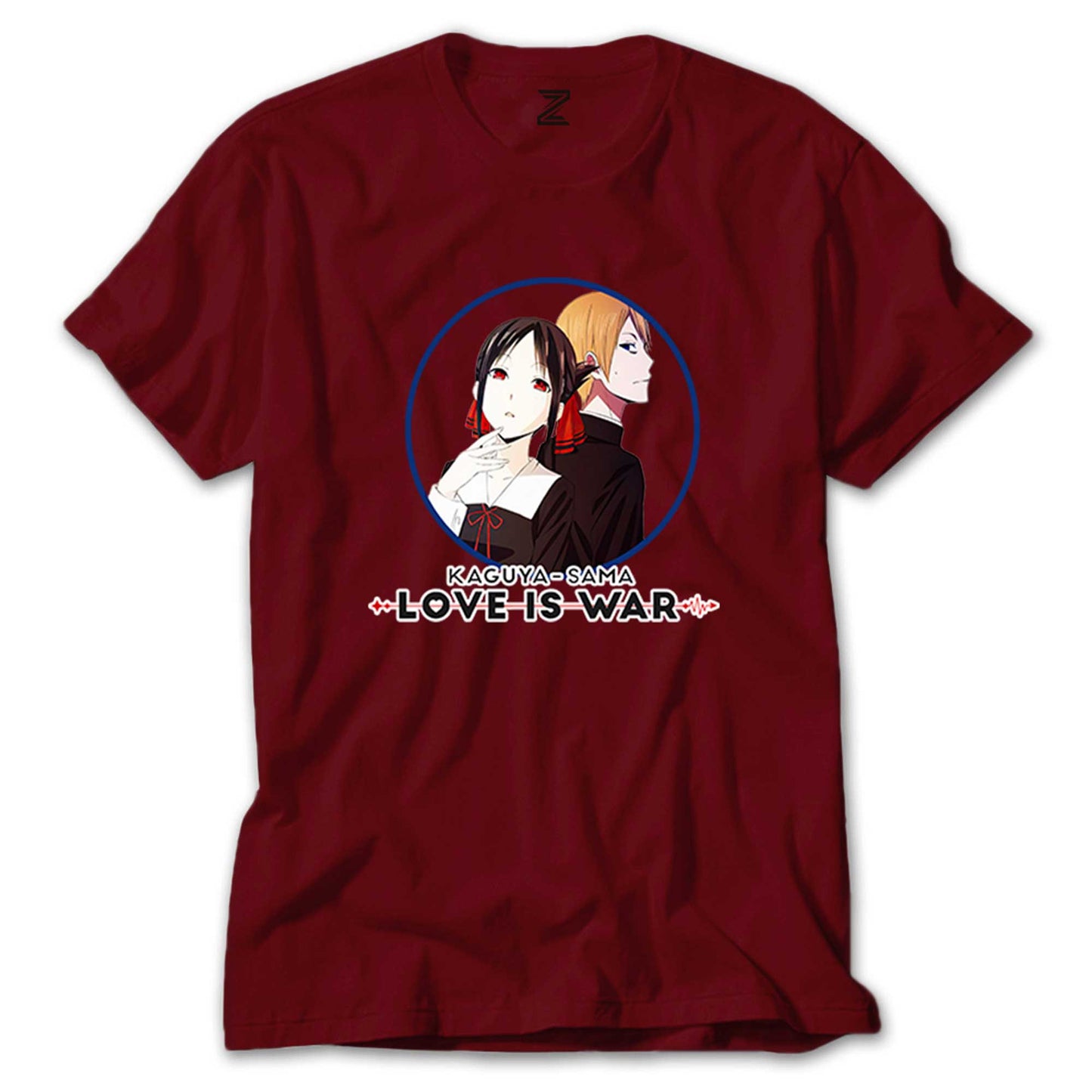 Kaguya Sama Miyuki and Kaguya Renkli Tişört