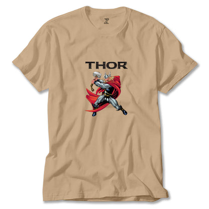 Thor Character Animation Renkli Tişört