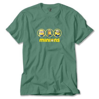 Minions Triple Character Renkli Tişört