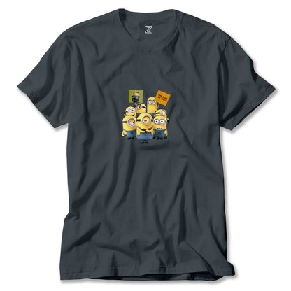 Minions The Rise Of Gru Banner Renkli Tişört