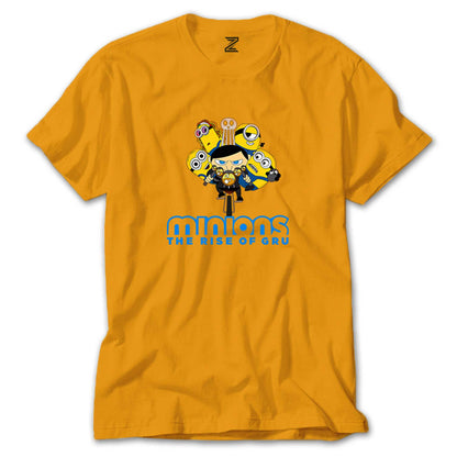 Minions Ride Bikes Renkli Tişört
