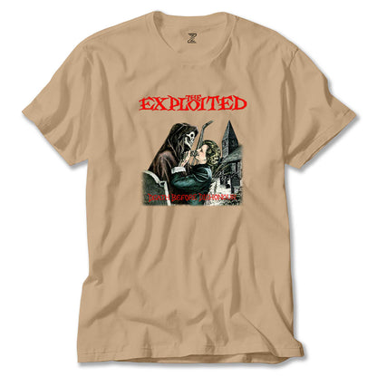 The Exploited Death Before Dishonour Renkli Tişört