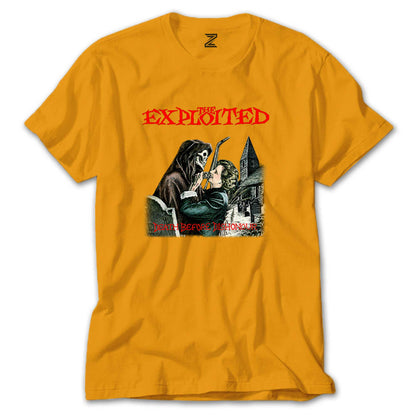 The Exploited Death Before Dishonour Renkli Tişört