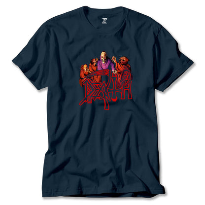 Death Scream Bloody Gore Grup Renkli Tişört