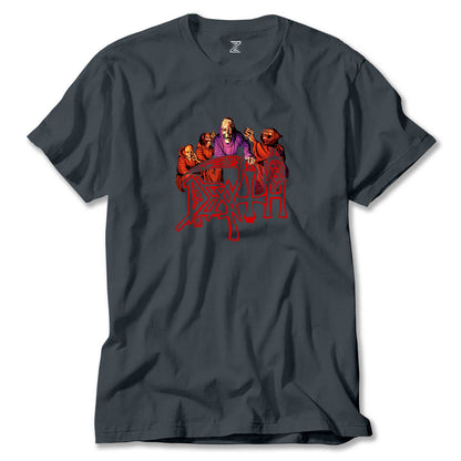Death Scream Bloody Gore Grup Renkli Tişört