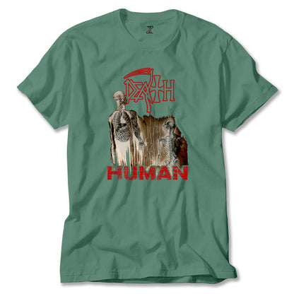 Death Human Renkli Tişört
