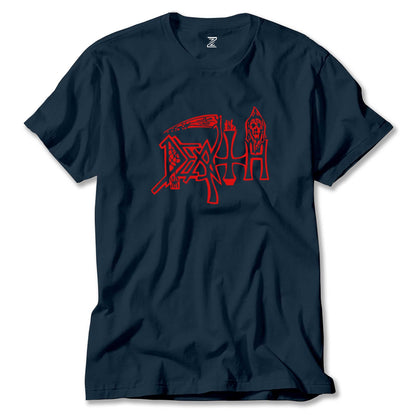 Death Logo Renkli Tişört