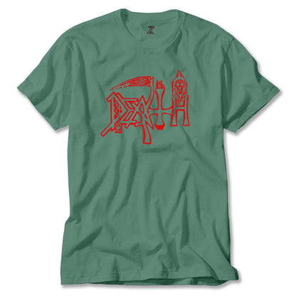 Death Logo Renkli Tişört