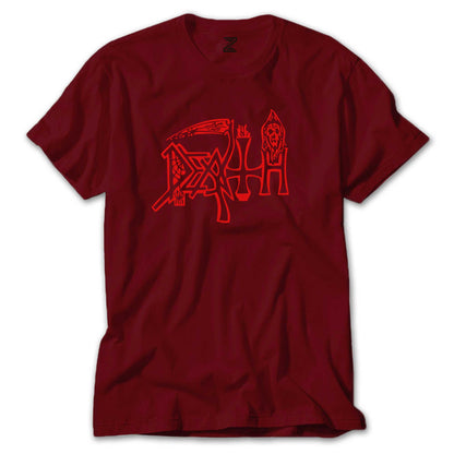 Death Logo Renkli Tişört