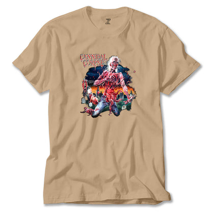 Cannibal Corpse Skull Renkli Tişört