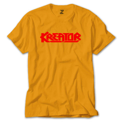 Kreator Logo Red Renkli Tişört