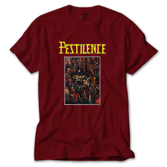 Pestilence Malleus Maleficarum Renkli Tişört