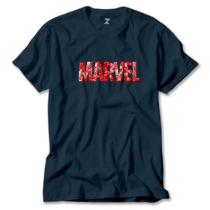 Marvel Heroes in Post 3 Renkli Tişört
