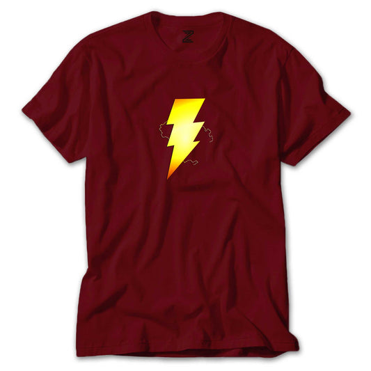 Shazam Logo Renkli Tişört