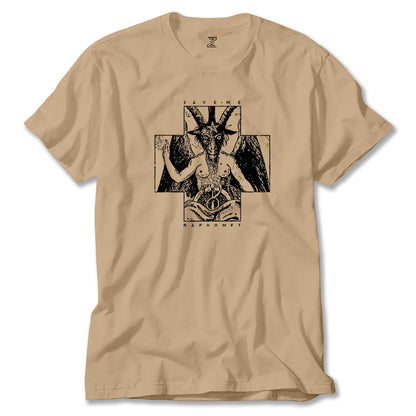 Baphomet Save Me Renkli Tişört