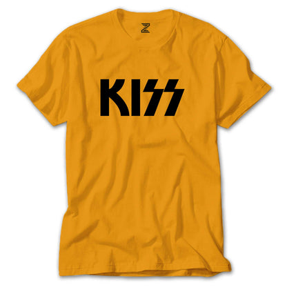 Kiss Logo 2 Renkli Tişört