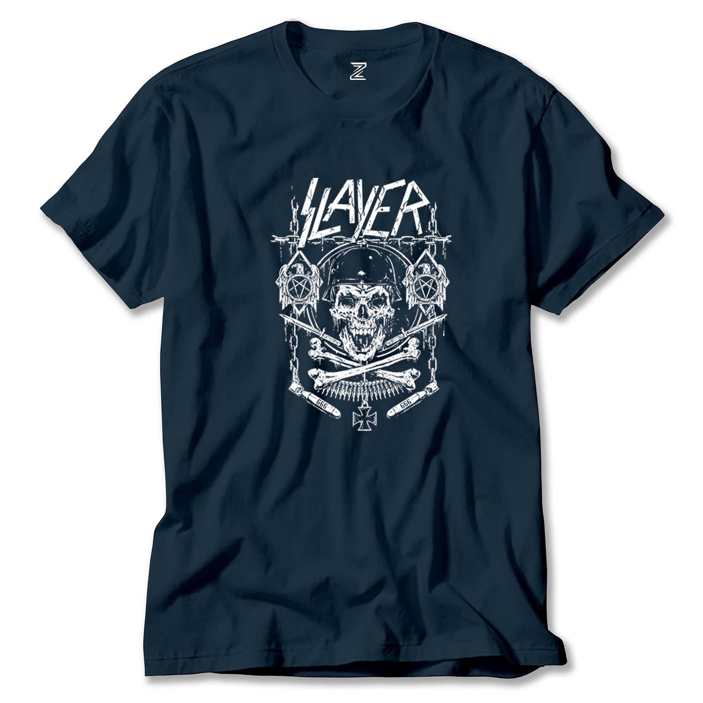 Slayer Gun and Chain Renkli Tişört