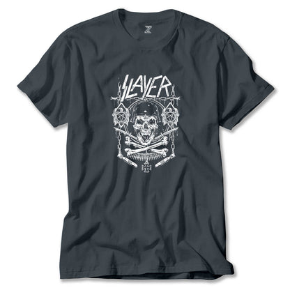 Slayer Gun and Chain Renkli Tişört